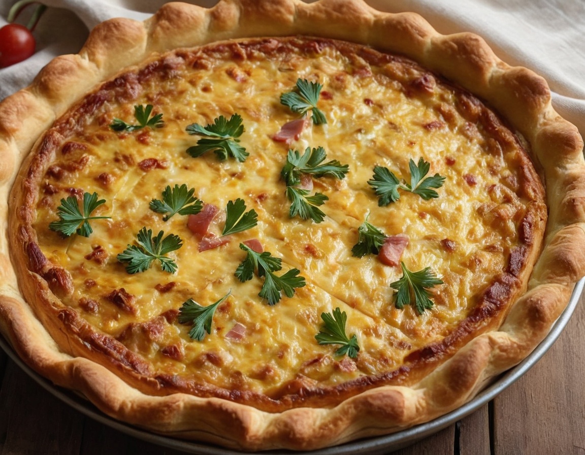 Easy Quiche Lorraine Recipe with Ham