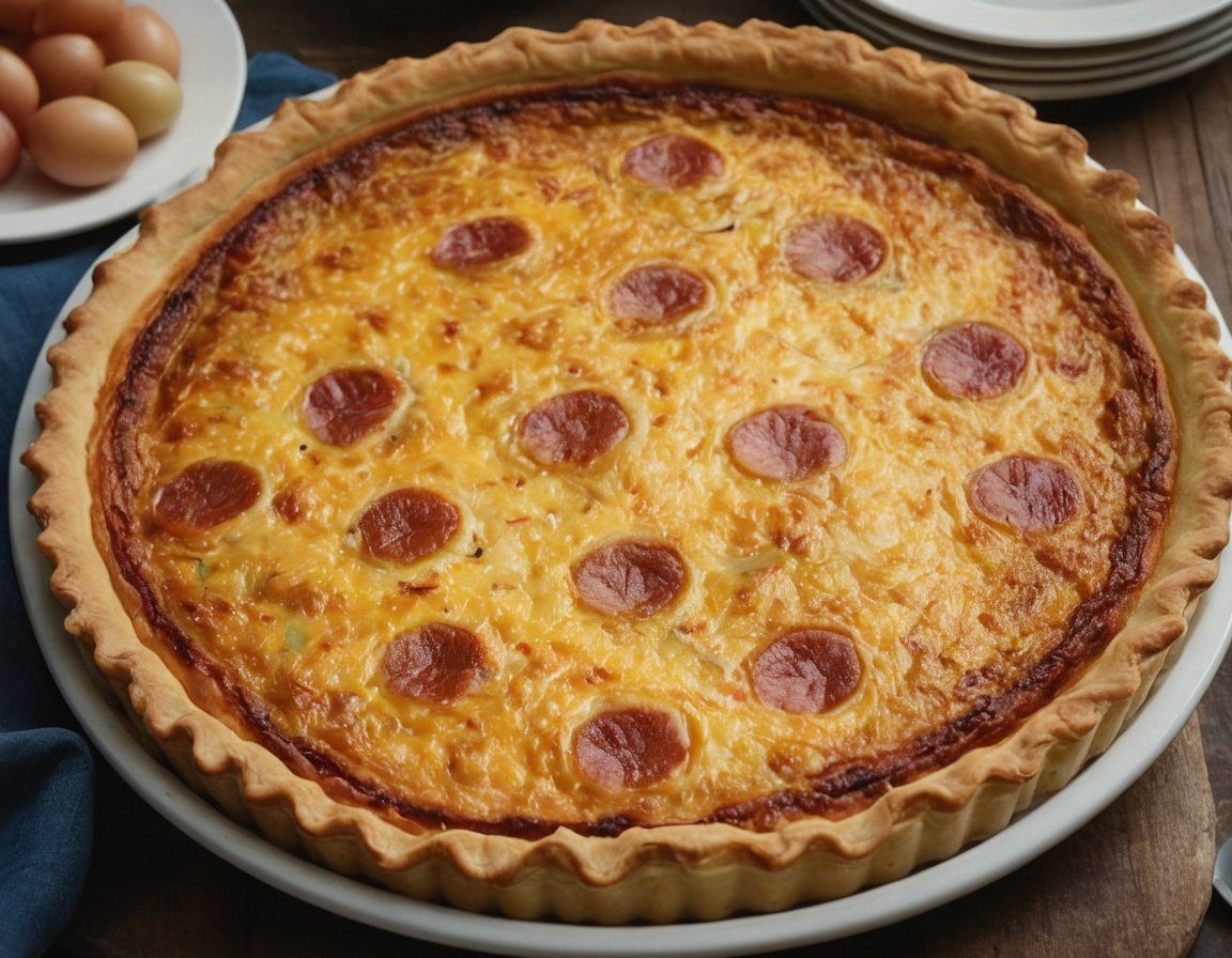 Easy Quiche Lorraine Recipe with Ham