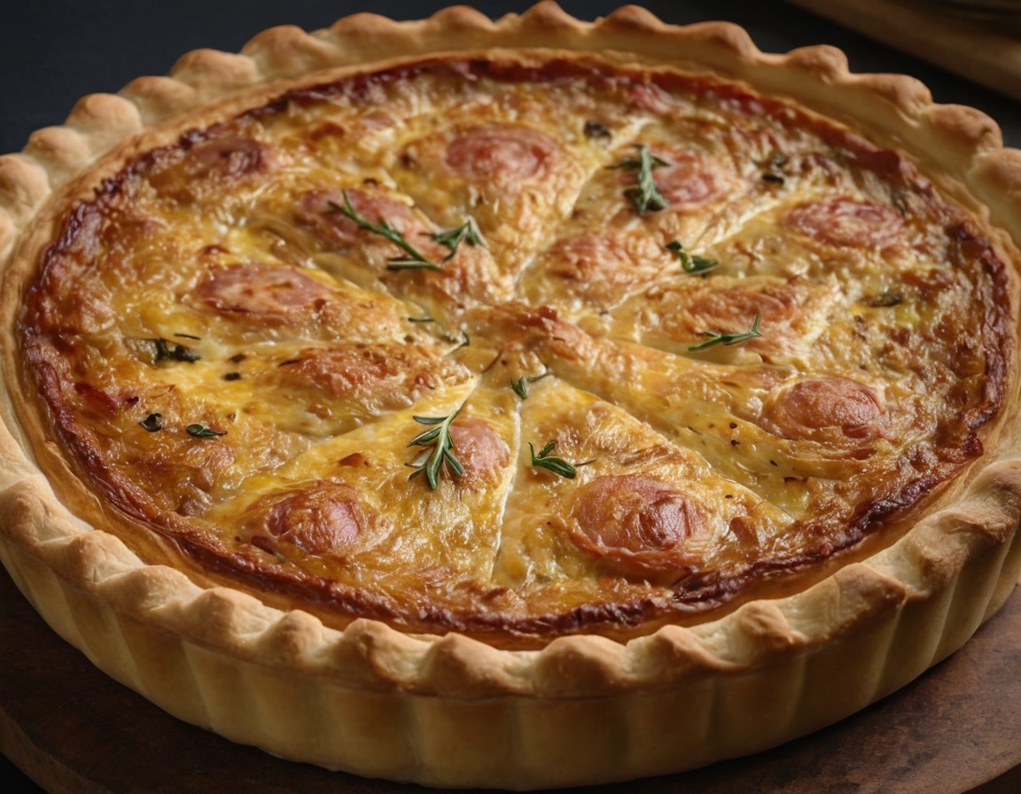 Quiche Lorraine with Ham