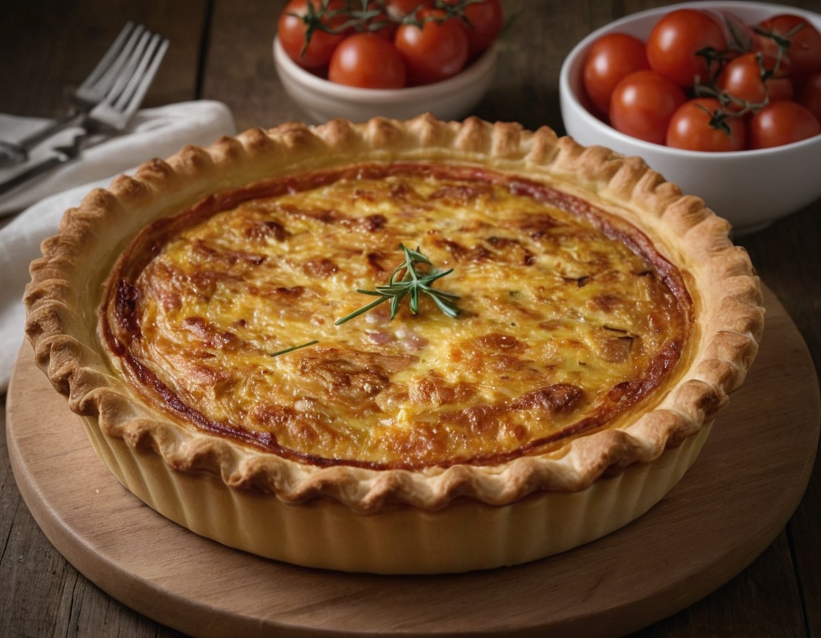 Quiche Lorraine with Ham