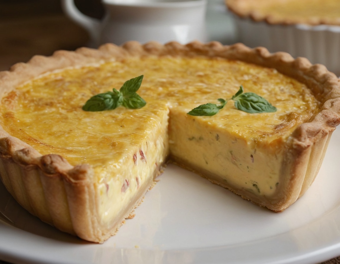 Quiche with milk versus heavy cream