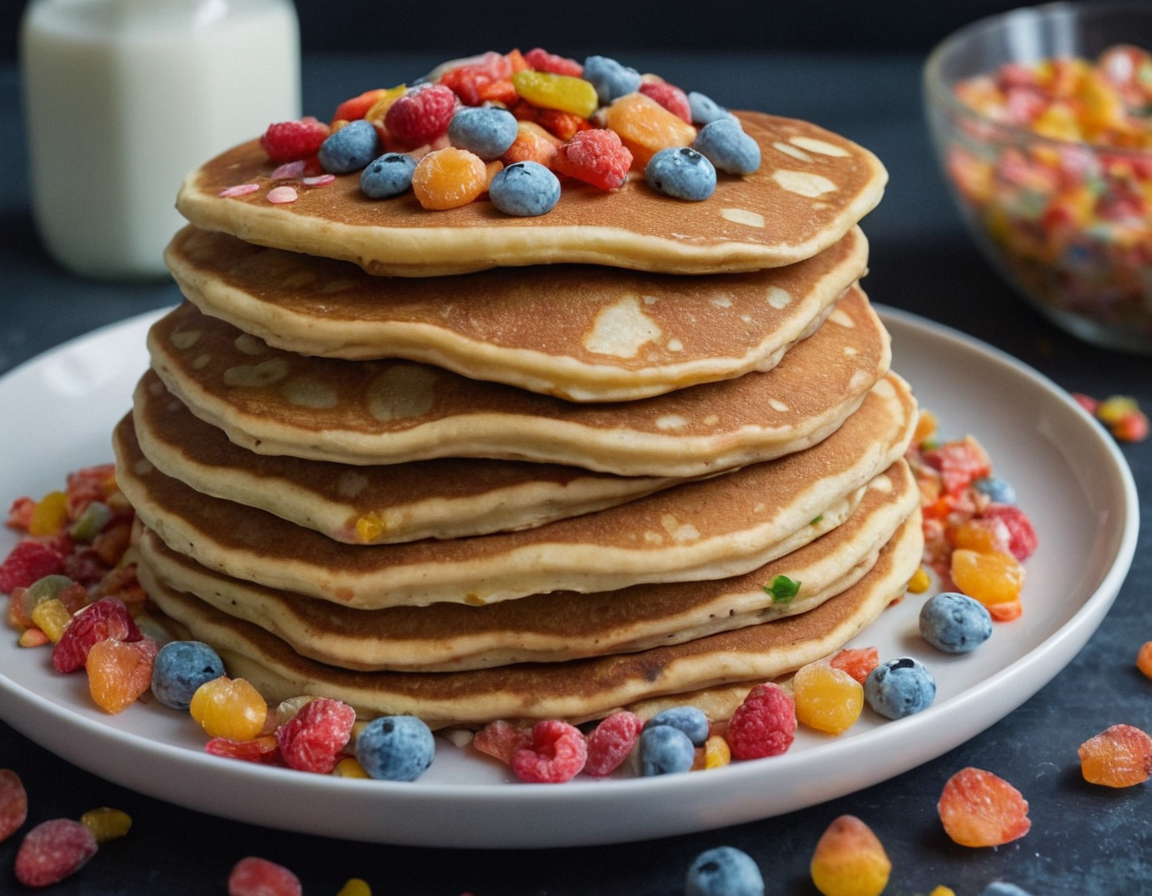 Fruity Pebbles Pancakes Recipe