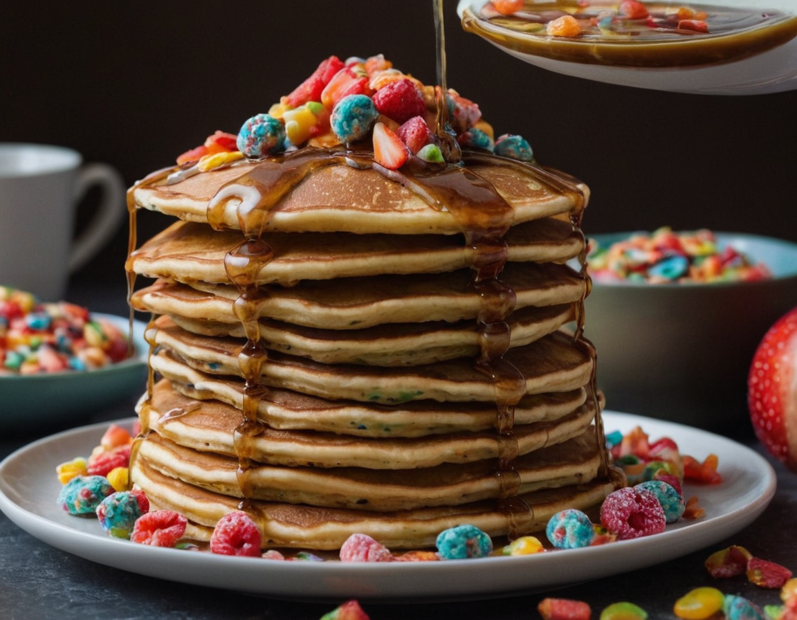 Fruity Pebbles Pancakes Recipe