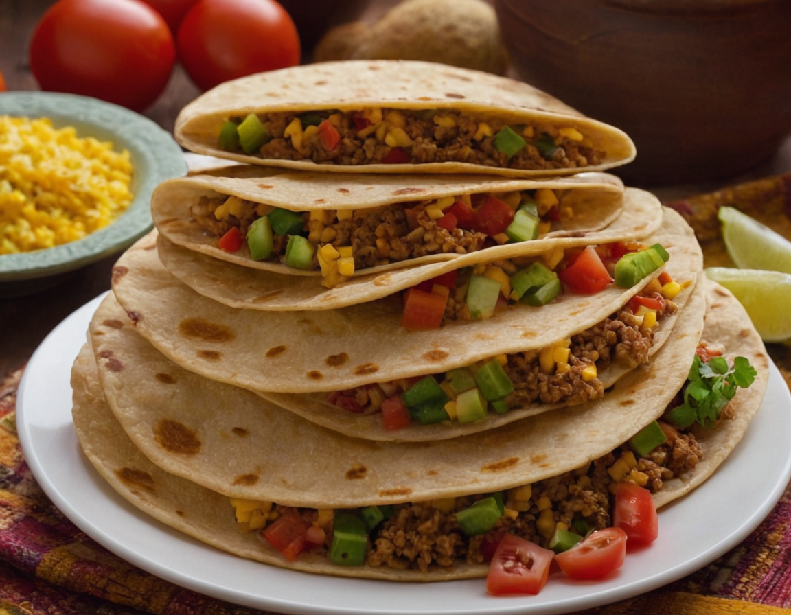 Traditional chalupas served with various toppings