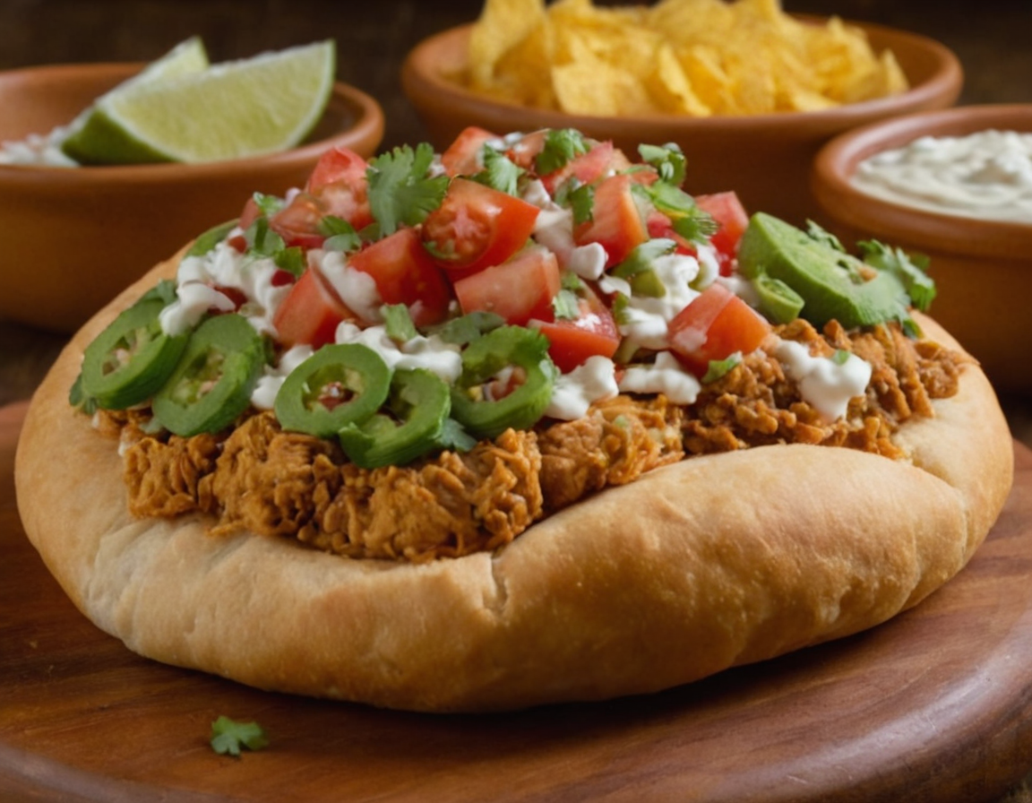 Step-by-step preparation of Chicken Chalupa